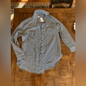 NWT Abercrombie oversized flannel